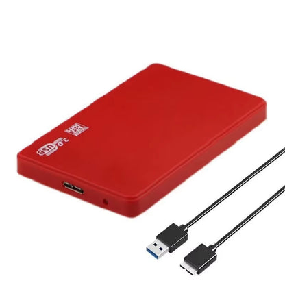 USB 3.0 to 2.5 Inch Hard Drive Case SATA HDD SSD Enclosure 5Gbps External Hard Drive Disk Box for PC Laptop Smartphone PC Laptop