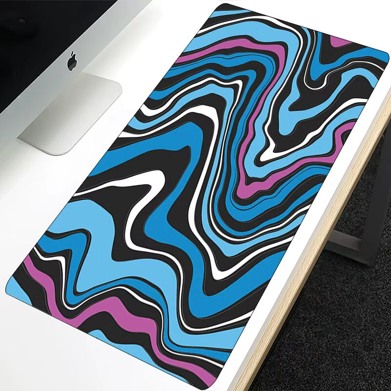 Strata Liquid Mouse Pad Computer Laptop Anime Keyboard Mouse Mat Mousepad Keyboards Gamers Decoracion Desk Mat