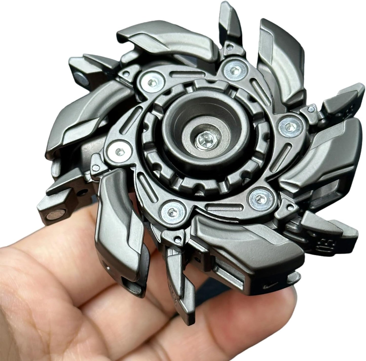 EDC Fidget Sliders Open Armor Spinning Topfidget Toys Stress Relief for Adults Magnetic Metal
