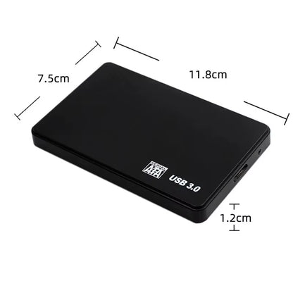 USB 3.0 to 2.5 Inch Hard Drive Case SATA HDD SSD Enclosure 5Gbps External Hard Drive Disk Box for PC Laptop Smartphone PC Laptop