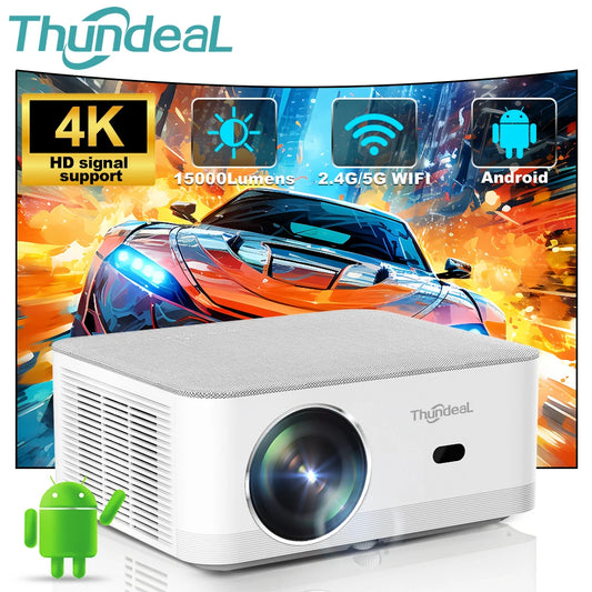 Portable Mini Projector TD92 Pro FHD 1080P Full HD Beam 4K Video Wifi Android Projector Td92Pro 3D Movie Home Theater