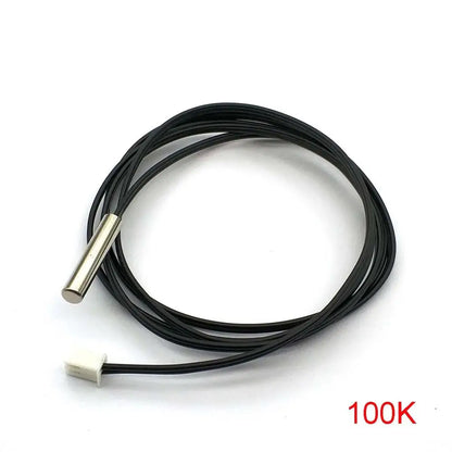 NTC Thermistor Temperature Sensor Waterproof Probe Wire 5K 10K 20K 50K 100K 1% 3950