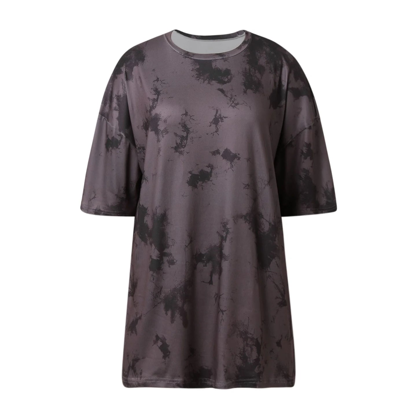 Short Sleeve Shirts for Women Summer Tops 2025 Spring Camouflage Printed Casual Half Sleeve Crew Neck Oversize Loose Fit Tees Shirts